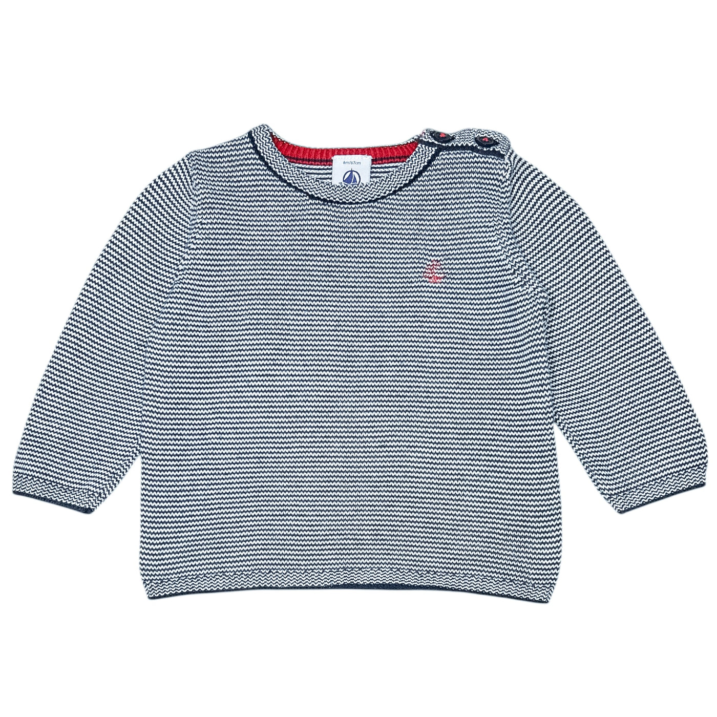 Pull de seconde main en coton pour bébé de 6 mois - Vue 1