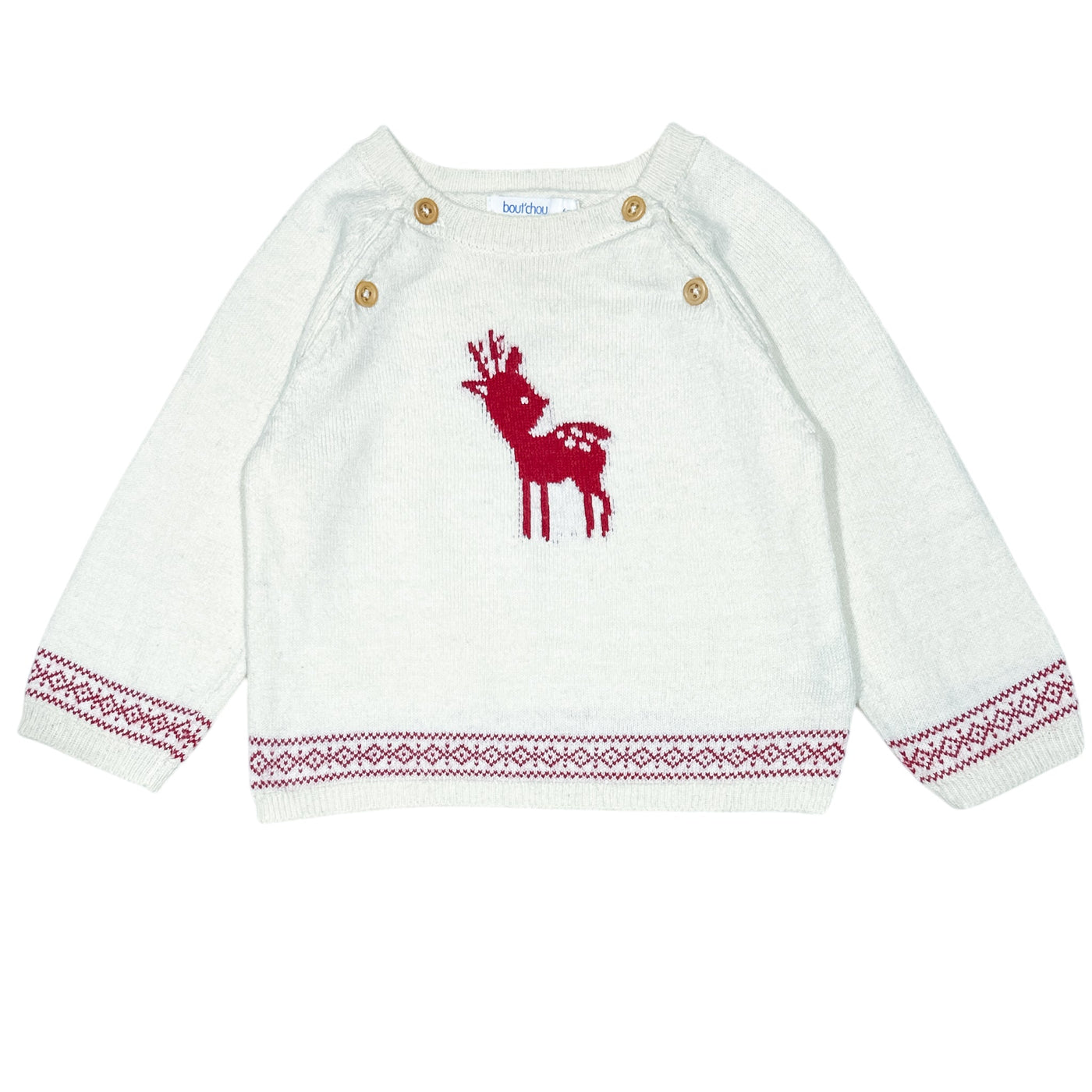 Pull de seconde main en laine et coton pour bébé de 6 mois - Vue 1