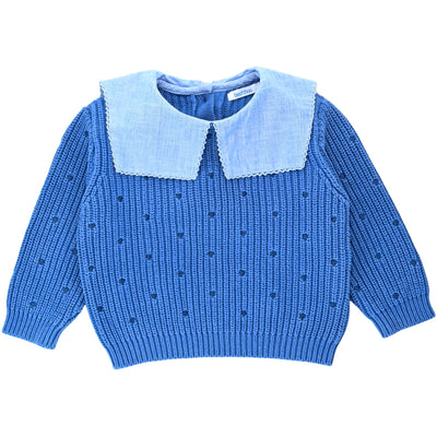 Pull de seconde main en coton pour bébé fille de 9 mois - Vue 1