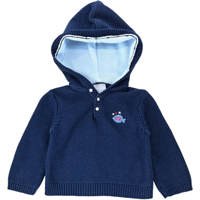 Pull de seconde main en coton pour bébé garçon de 9 mois - Vue 1