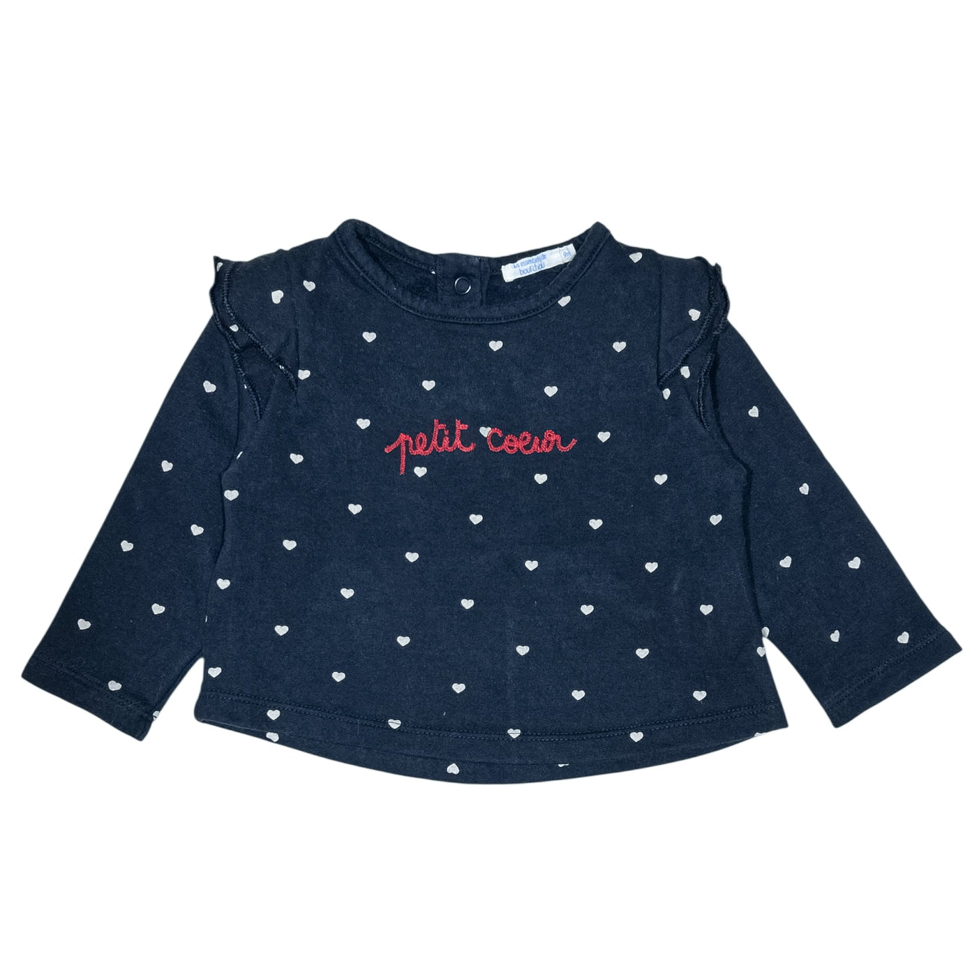 Pull de seconde main en coton pour bébé fille de 9 mois - Vue 1