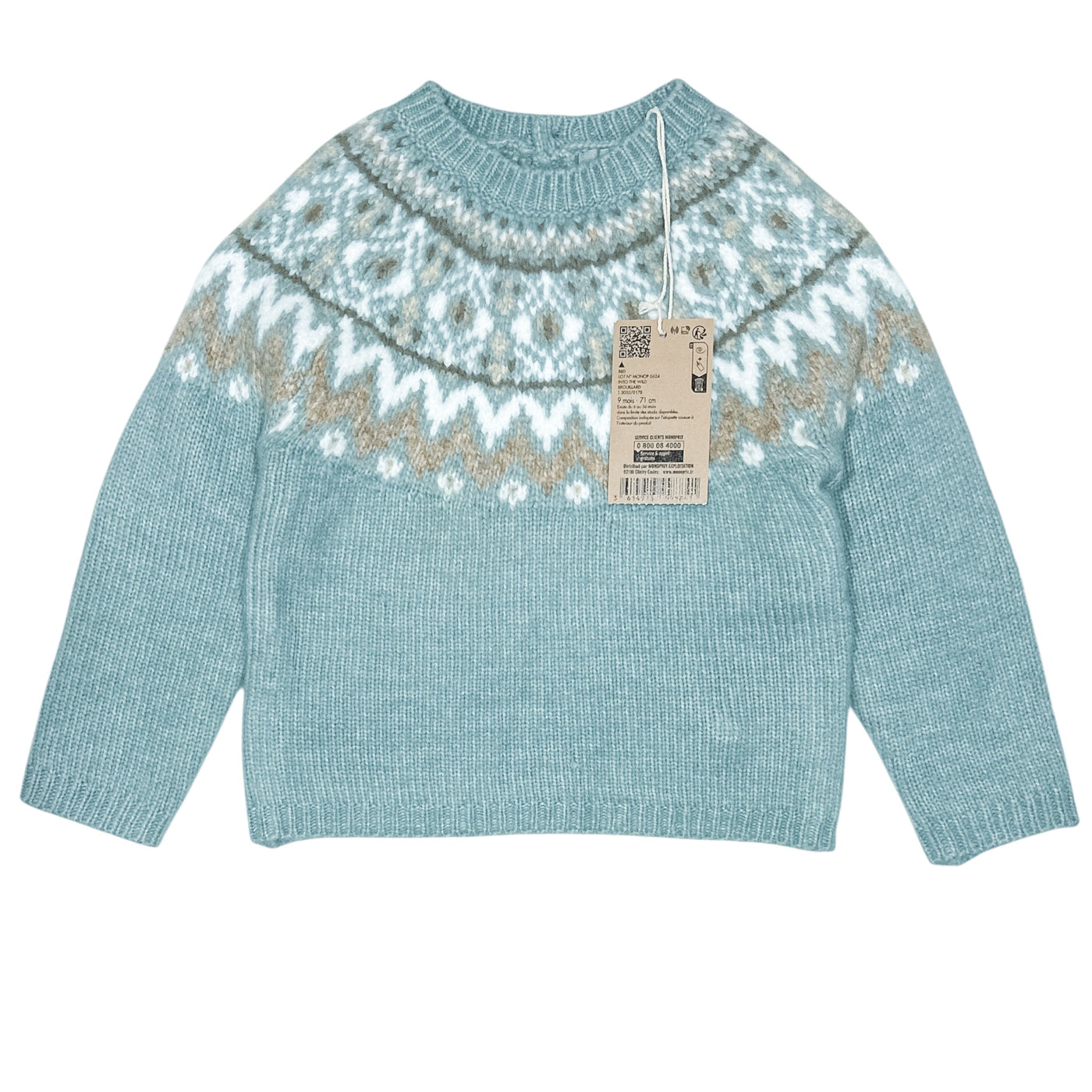 Pull de seconde main en laine pour bébé fille de 9 mois - Vue 1
