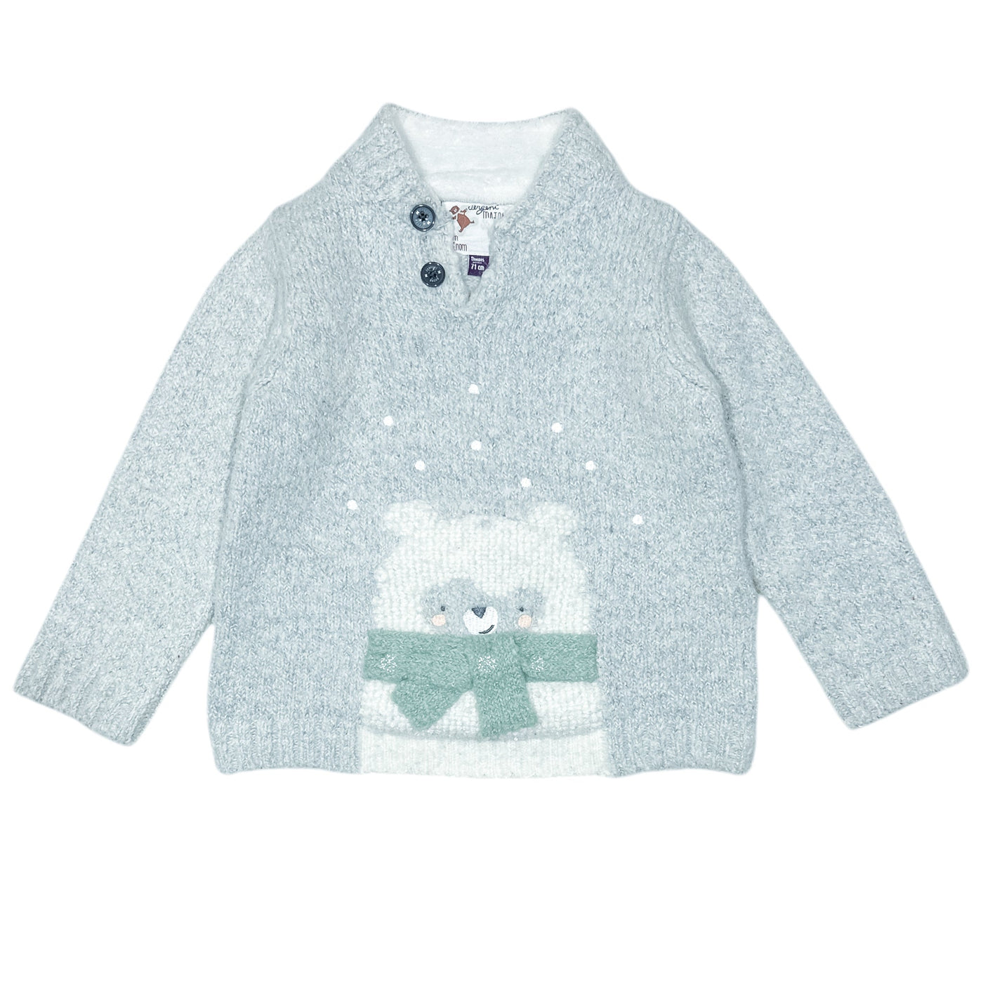Pull de seconde main en laine et acrylique pour bébé de 9 mois - Vue 1