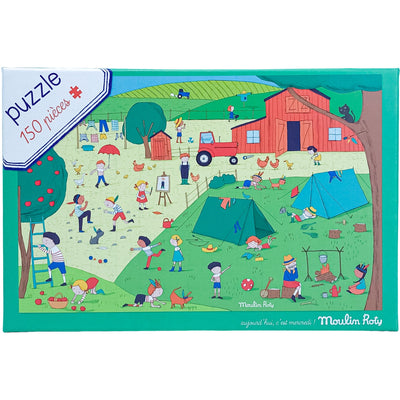 Puzzle "Puzzle A la campagne 150 pièces" de seconde main en carton pour enfant à partir de 5 ans - Vue 1