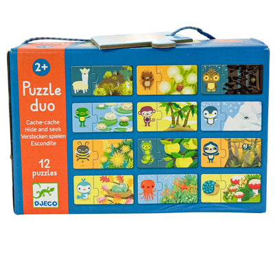 Puzzle premier âge "Puzzle duo - Cache cache" de seconde main en carton pour enfant à partir de 24 mois - Vue 3