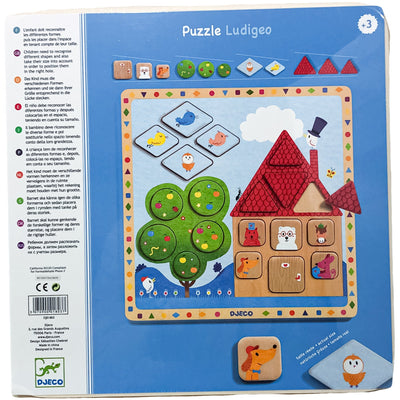 Puzzle "Puzzle éducatif en bois Ludigeo" de seconde main pour enfant à partir de 3 ans - Vue 2