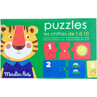 Puzzle premier âge "Puzzle Les chiffres de 1 à 10" de seconde main pour enfant à partir de 2 ans - Vue 1