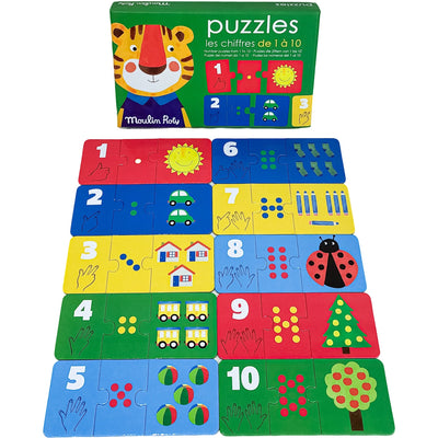 Puzzle premier âge "Puzzle Les chiffres de 1 à 10" de seconde main pour enfant à partir de 2 ans - Vue 2