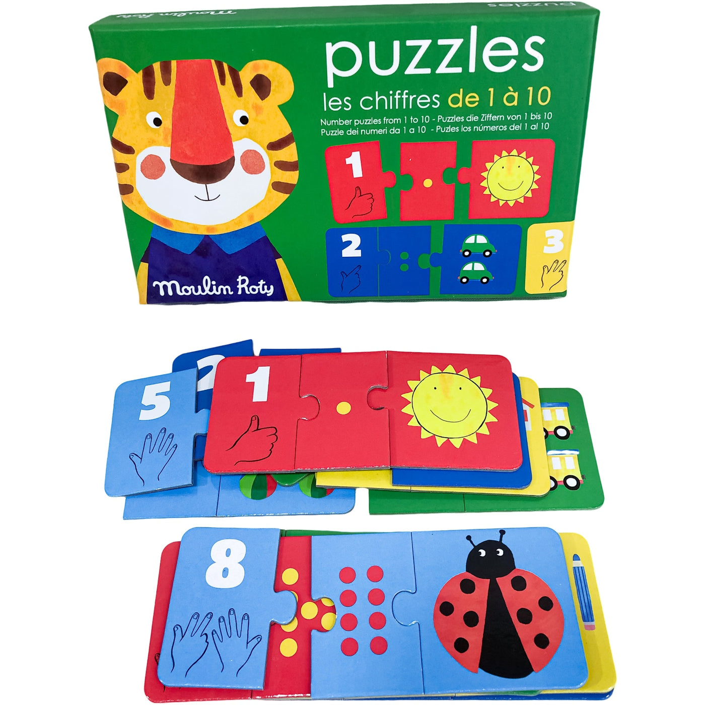 Puzzle premier âge "Puzzle Les chiffres de 1 à 10" de seconde main pour enfant à partir de 2 ans - Vue 3