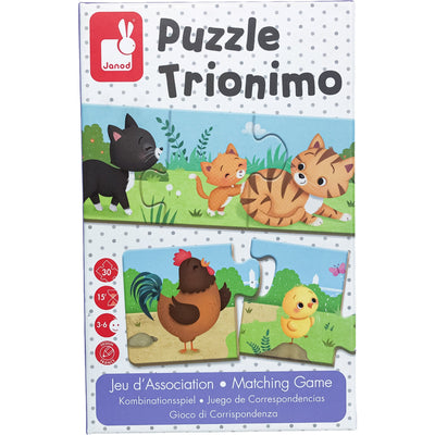 Puzzle premier âge "Puzzle Trionimo" de seconde main en carton pour enfant à partir de 3 ans - Vue 1