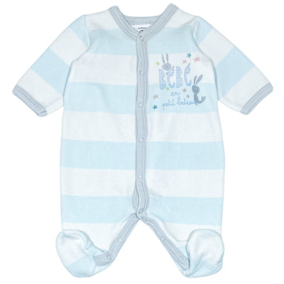 Pyjama de seconde main en velours pour bébé de 1 mois - Vue 1