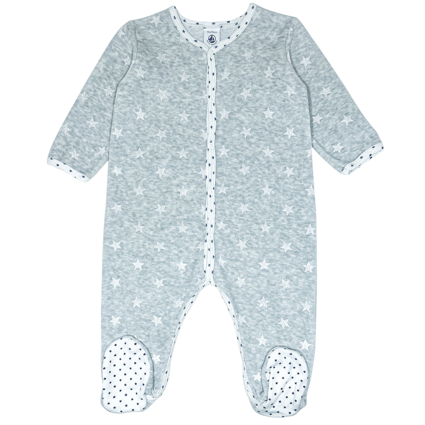 Pyjama de seconde main en velours pour bébé de 12 mois - Vue 1