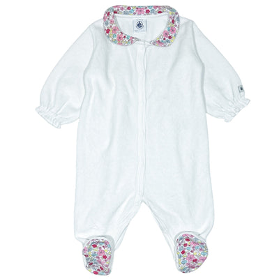 Pyjama de seconde main en velours pour bébé fille de 3 mois - Vue 1