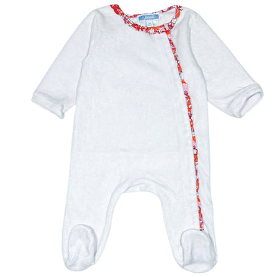 Pyjama de seconde main en velours pour bébé fille de 3 mois - Vue 1