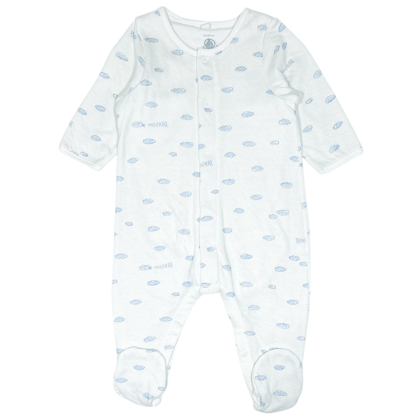 Pyjama de seconde main en velours pour enfant fille de 5-6 ans - Vue 1