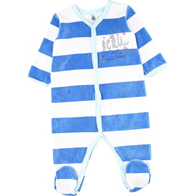 Pyjama de seconde main en velours pour bébé fille de 12 mois - Vue 1