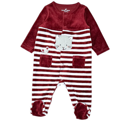 Pyjama de seconde main en velours pour bébé de 6 mois - Vue 1