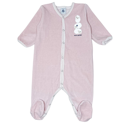 Pyjama de seconde main en velours pour bébé fille de 6 mois - Vue 1