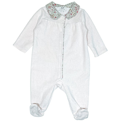 Pyjama de seconde main en velours pour bébé fille de 6 mois - Vue 1