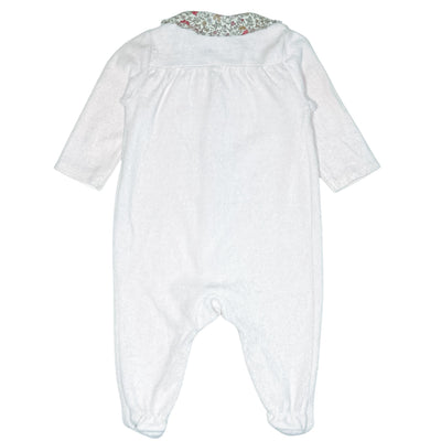Pyjama de seconde main en velours pour bébé fille de 6 mois - Vue 2