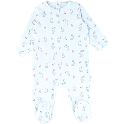 Pyjama de seconde main en velours pour bébé de 6 mois - Vue 2