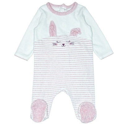 Pyjama de seconde main en velours pour bébé fille de 6 mois - Vue 1
