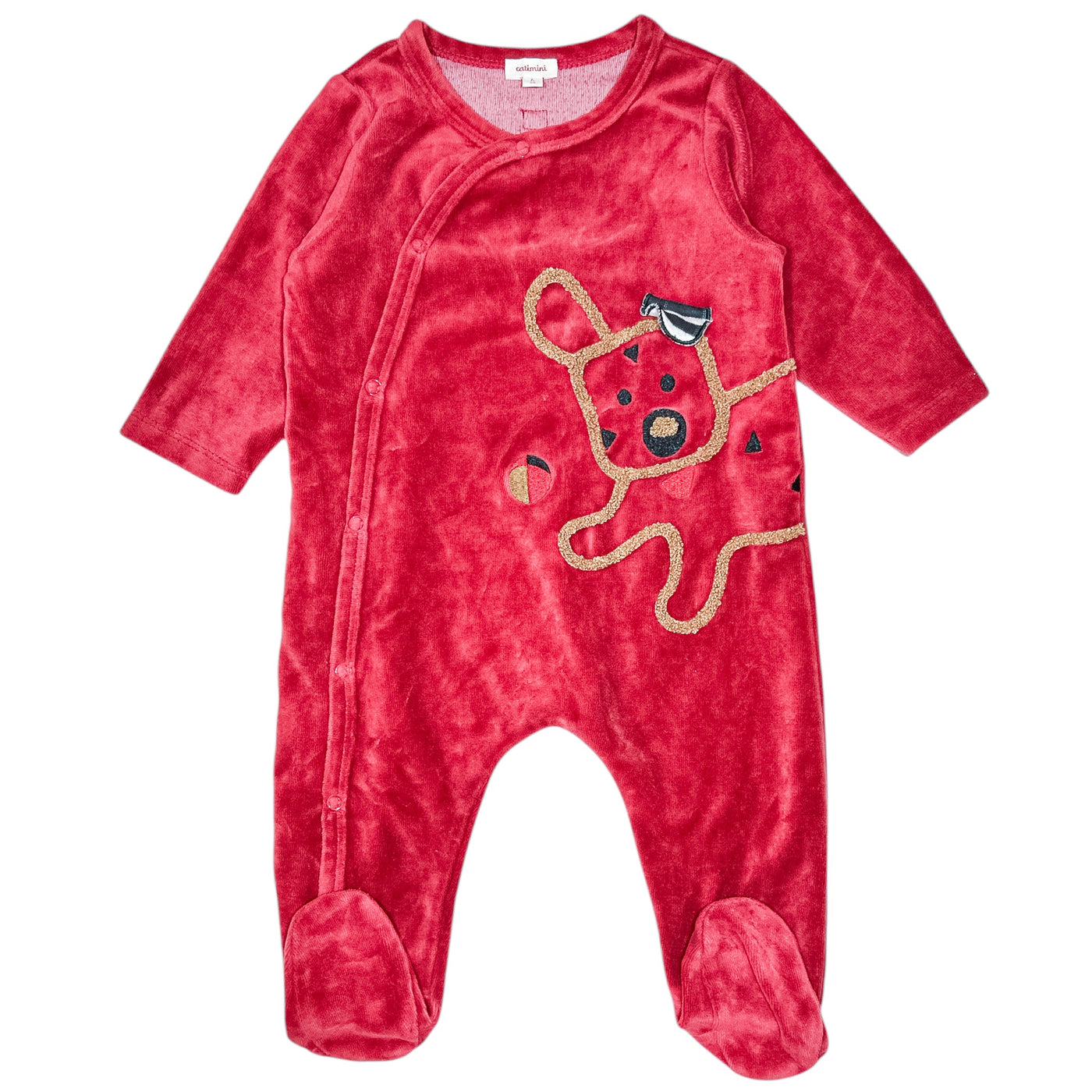 Pyjama de seconde main en velours pour bébé de 6 mois - Vue 1