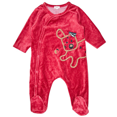 Pyjama de seconde main en velours pour bébé de 6 mois - Vue 1