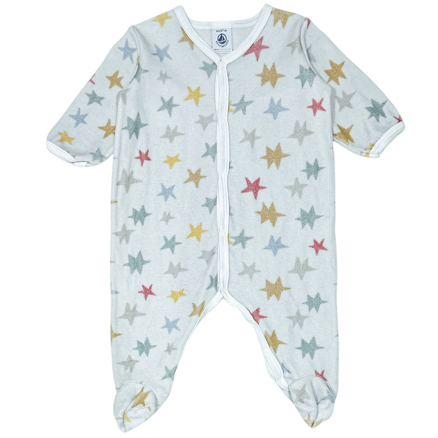 Pyjama de seconde main en velours pour bébé de 6 mois - Vue 1
