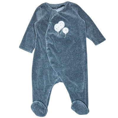 Pyjama de seconde main en velours pour bébé de 9 mois - Vue 1