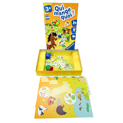 Jeu de plateau "Qui mange quoi" de seconde main en carton pour enfant à partir de 3 ans - Vue 2