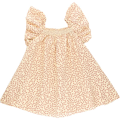 Robe à manches courtes de seconde main en coton bio pour bébé fille de 12 mois - Vue 1