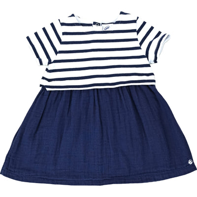 Robe à manches courtes de seconde main en coton pour bébé fille de 12 mois - Vue 1