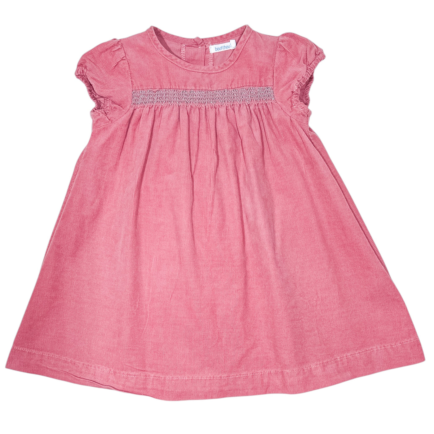 Robe à manches courtes de seconde main en velours pour bébé fille de 12 mois - Vue 1