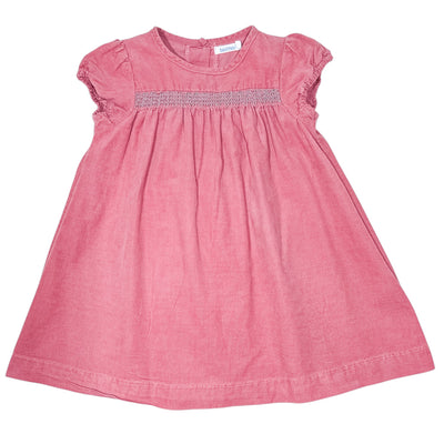 Robe à manches courtes de seconde main en velours pour bébé fille de 12 mois - Vue 1