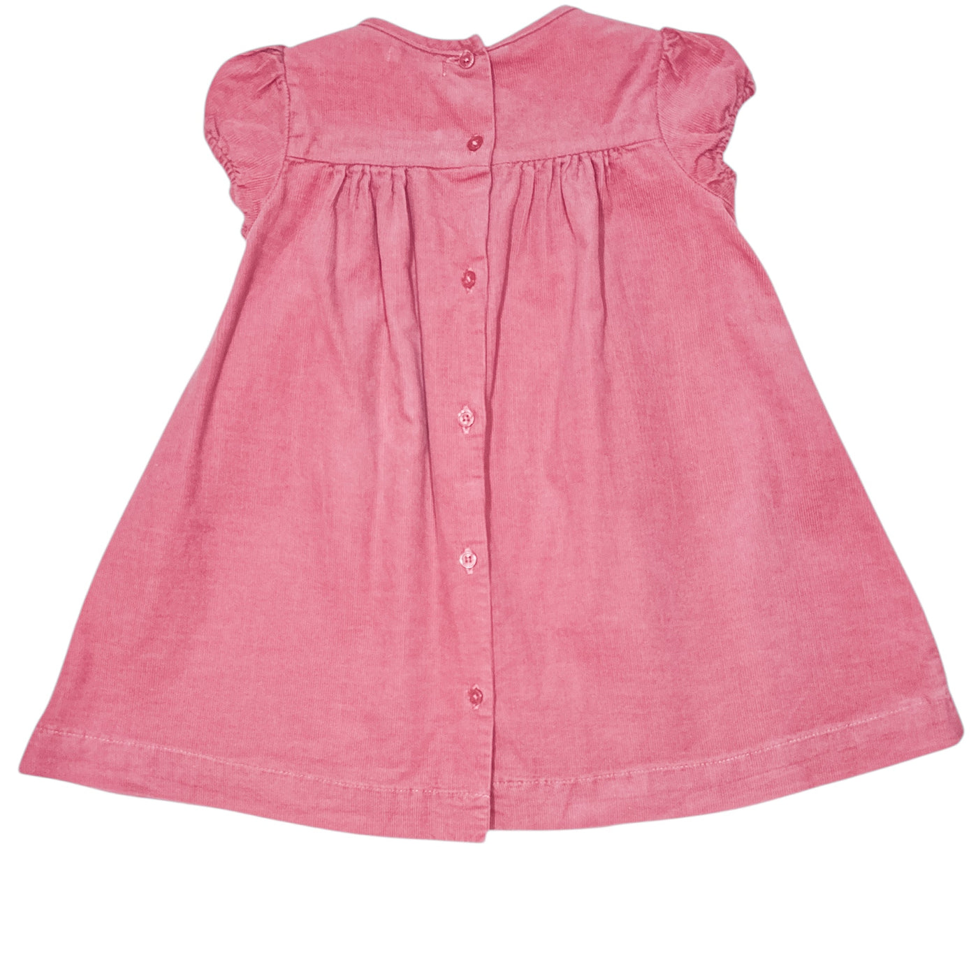 Robe à manches courtes de seconde main en velours pour bébé fille de 12 mois - Vue 2