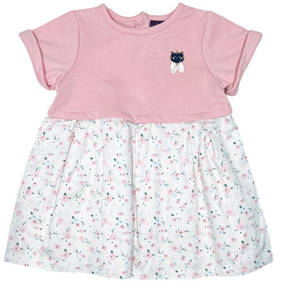 Robe à manches courtes de seconde main en coton pour bébé fille de 18 mois - Vue 1