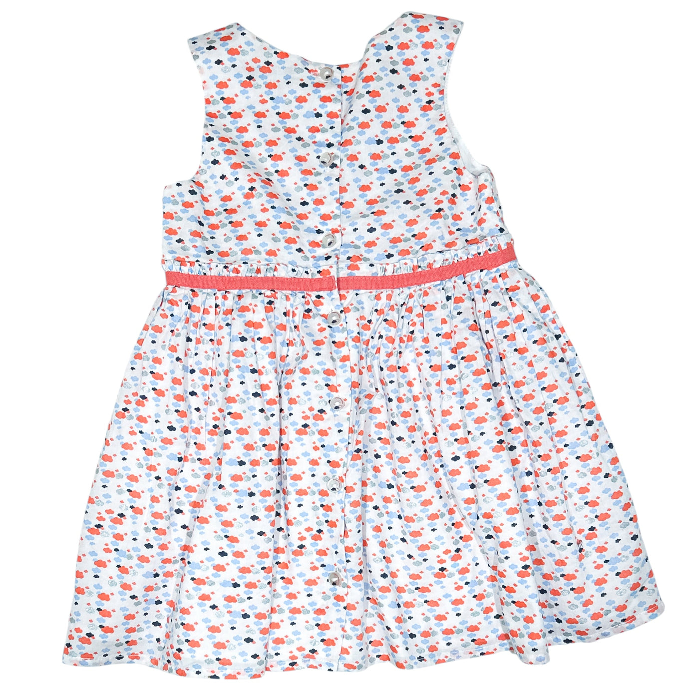 Robe à manches courtes de seconde main en coton pour bébé fille de 24 mois - Vue 2