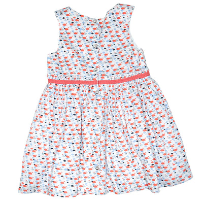 Robe à manches courtes de seconde main en coton pour bébé fille de 24 mois - Vue 2