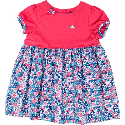 Robe à manches courtes de seconde main en coton pour bébé fille de 24 mois - Vue 1