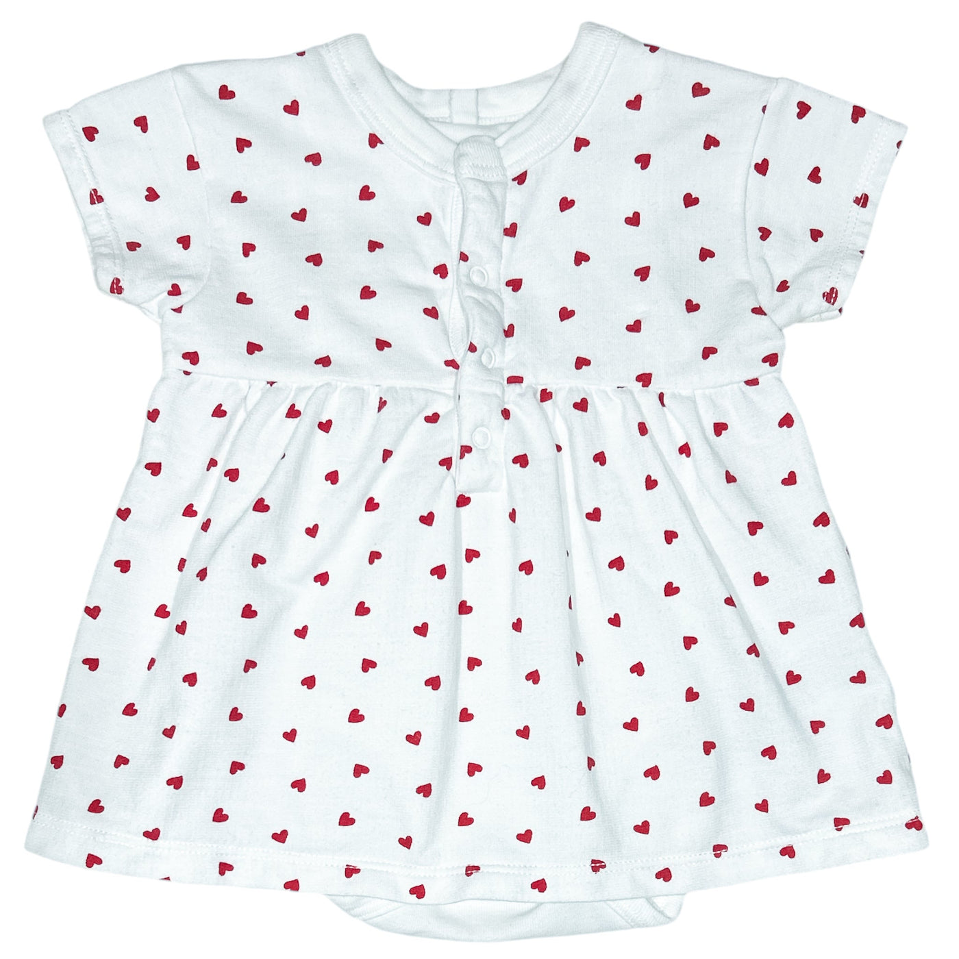 Robe à manches courtes de seconde main en coton bio pour bébé fille de 3 mois - Vue 1