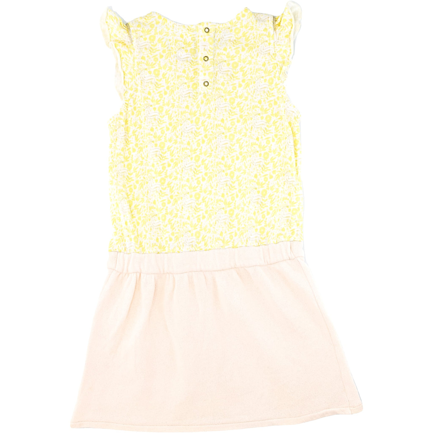 Robe à manches courtes robe à manches courtes + robe à manches courtes de seconde main en coton pour enfant fille de 4 ans - Vue 2