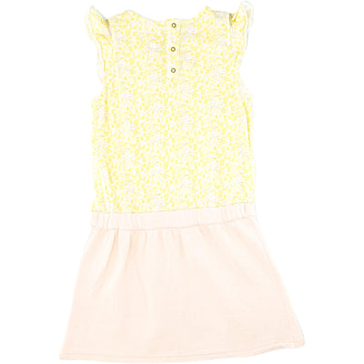 Robe à manches courtes robe à manches courtes + robe à manches courtes de seconde main en coton pour enfant fille de 4 ans - Vue 2