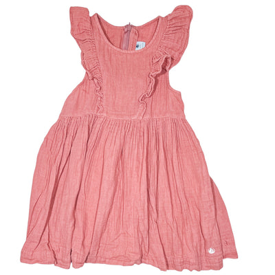 Robe à manches courtes de seconde main en coton bio pour enfant fille de 4 ans - Vue 1