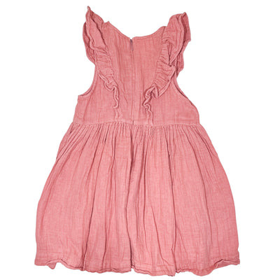 Robe à manches courtes de seconde main en coton bio pour enfant fille de 4 ans - Vue 2
