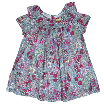 Robe à manches courtes de seconde main en coton pour bébé fille de 6 mois - Vue 1