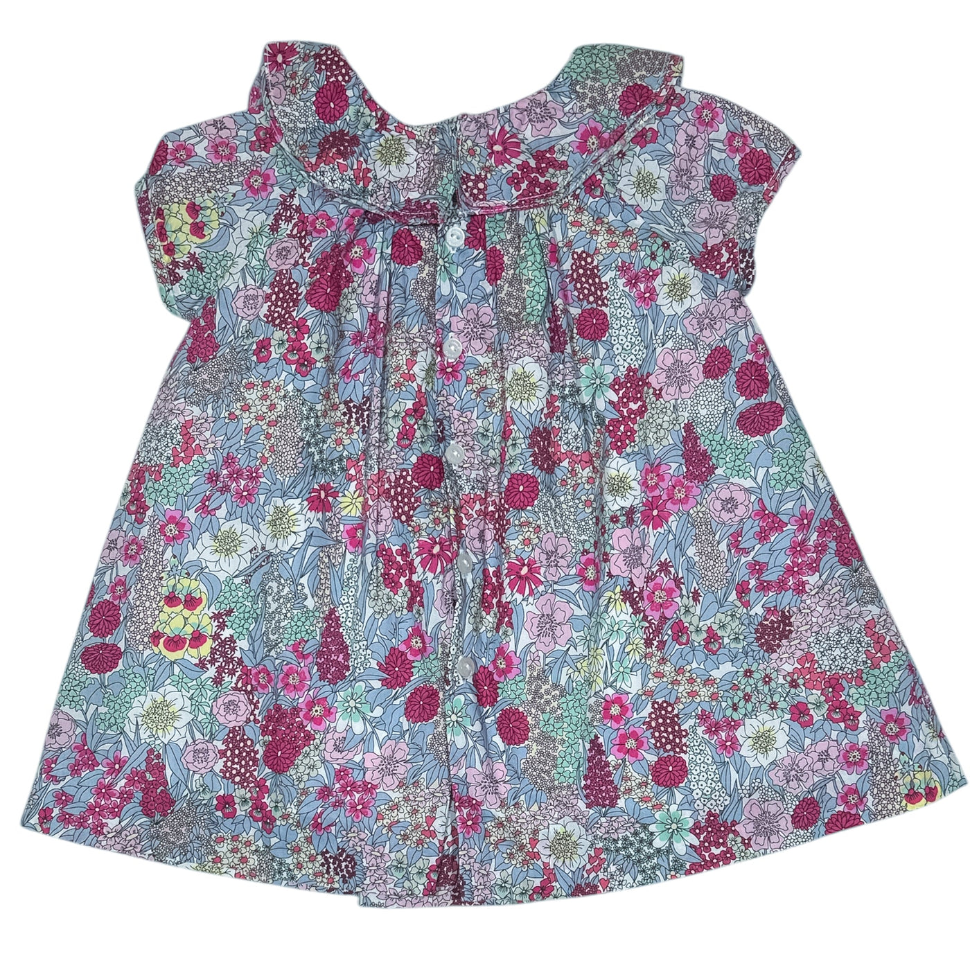 Robe à manches courtes de seconde main en coton pour bébé fille de 6 mois - Vue 2