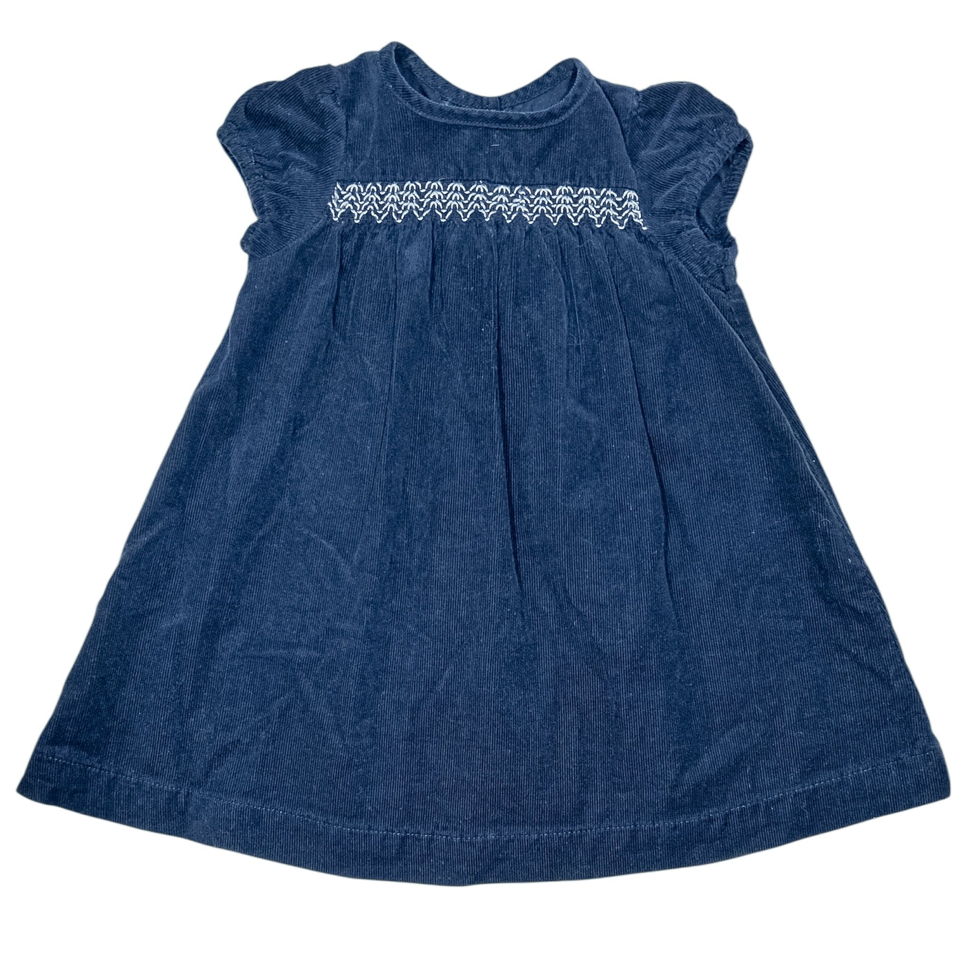 Robe à manches courtes de seconde main en velours pour bébé fille de 6 mois - Vue 1
