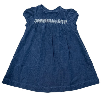 Robe à manches courtes de seconde main en velours pour bébé fille de 6 mois - Vue 1