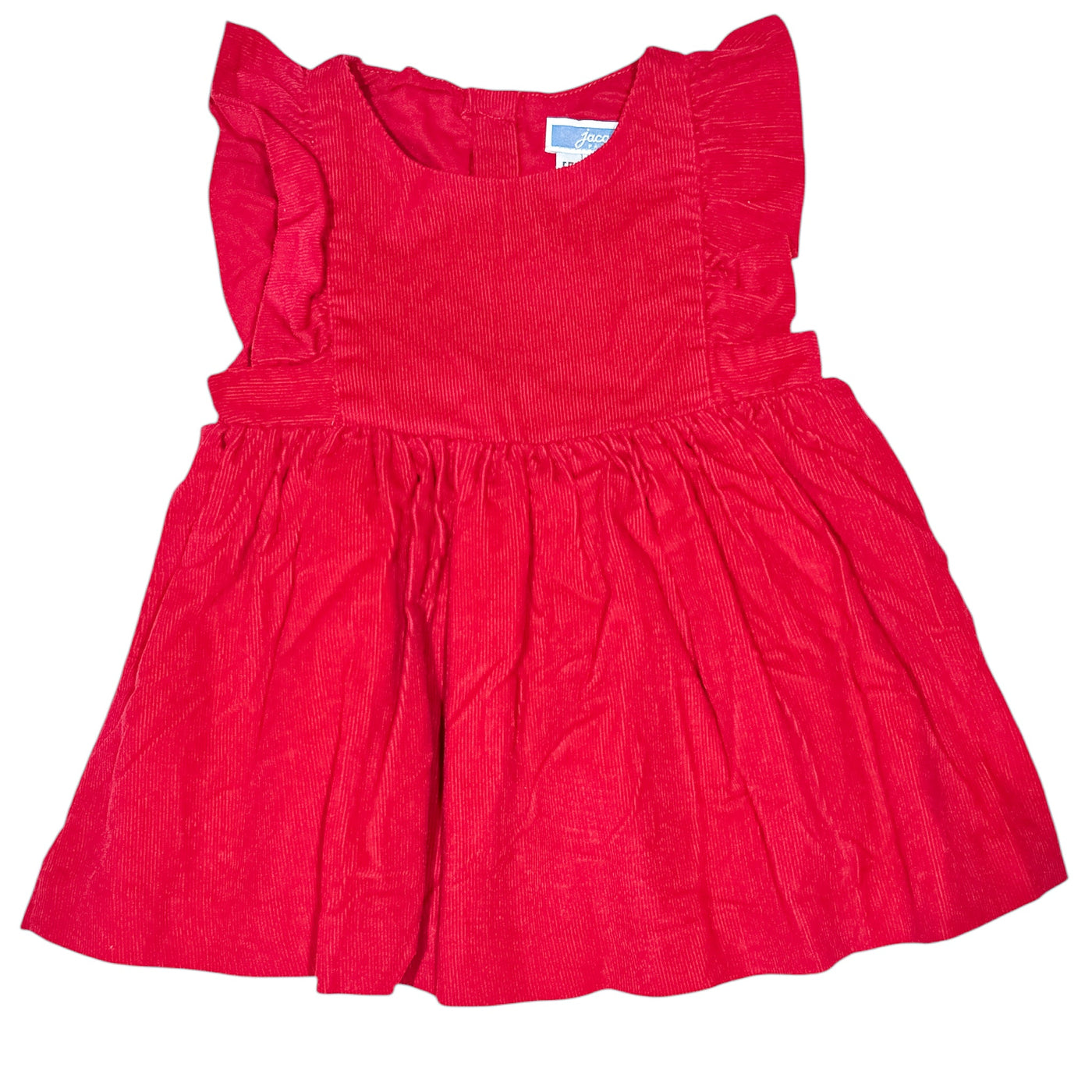 Robe à manches courtes de seconde main en velours pour bébé fille de 6 mois - Vue 1